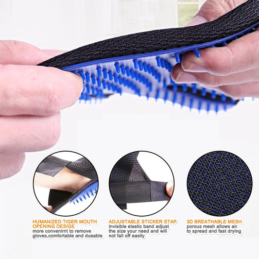 1Pcs Cat Hair Removal Gloves Pet Beauty Cleaning Brush Plastic Durable Convenient Cat/Dog Massage Gloves Pet Hair Removal Tool