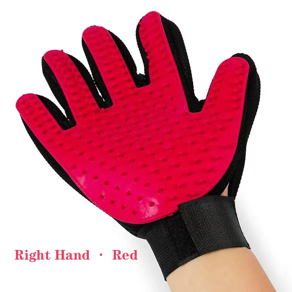 1Pcs Cat Hair Removal Gloves Pet Beauty Cleaning Brush Plastic Durable Convenient Cat/Dog Massage Gloves Pet Hair Removal Tool