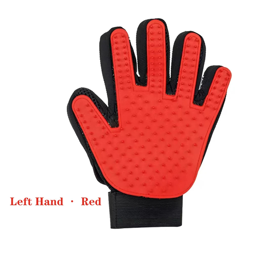 1Pcs Cat Hair Removal Gloves Pet Beauty Cleaning Brush Plastic Durable Convenient Cat/Dog Massage Gloves Pet Hair Removal Tool