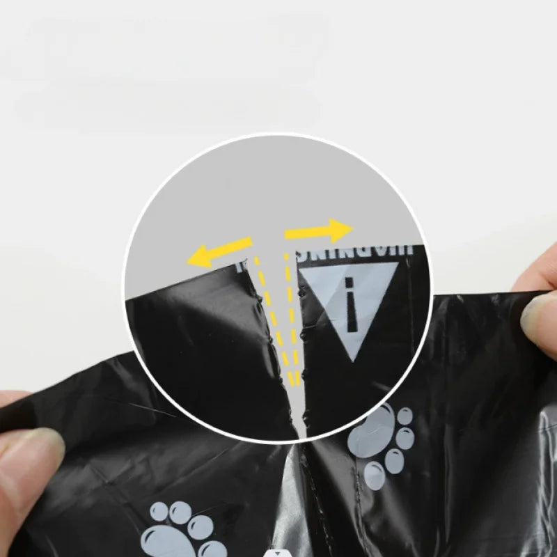 150/10 Rolls Pet Garbage Bag, Thickened, Convenient Use, Polypropylene, for Animal Waste, Cat, Dog Cleaning Supplies