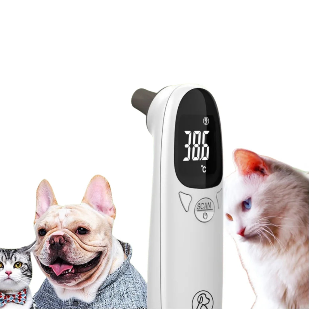Infrared Pet Dog Cat Ear Thermometer Medical Animal Measuring Electronic Thermometer Non-contact Home Veterinary Equipment Quick
