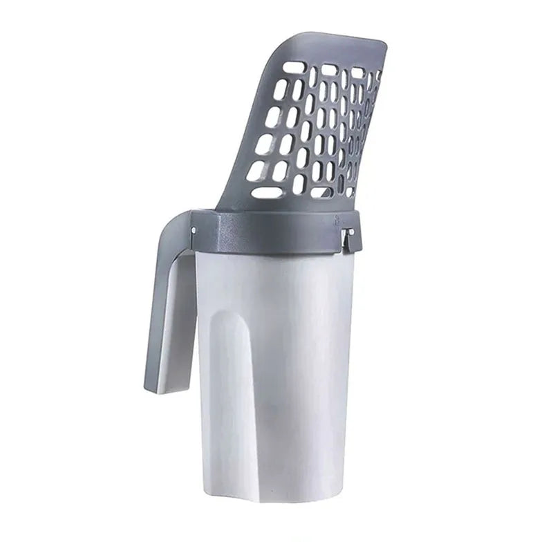 Cat Litter Shovel Scoop One-Piece Filters Removable Portable Commode Picker Cat Litter Box Cleaning Supplies Pet Accessories