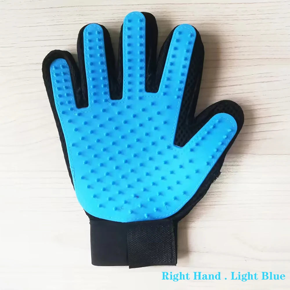 1Pcs Cat Hair Removal Gloves Pet Beauty Cleaning Brush Plastic Durable Convenient Cat/Dog Massage Gloves Pet Hair Removal Tool