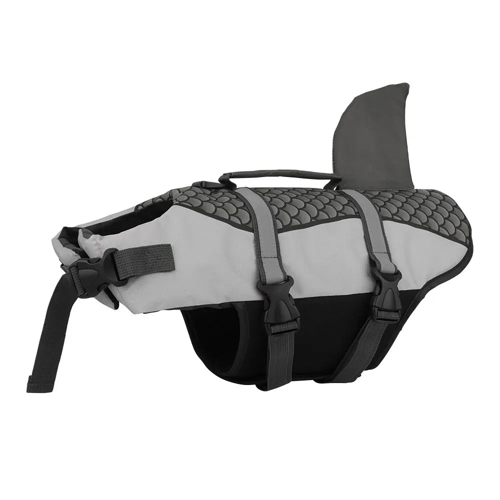 Swim Pet Dog Life Jacket Vest Clothes Life Vest Collar Harness Pet Swimming Summer Swimwear Scales Shark